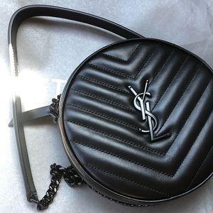 Brand new never worn YSL all black cross body